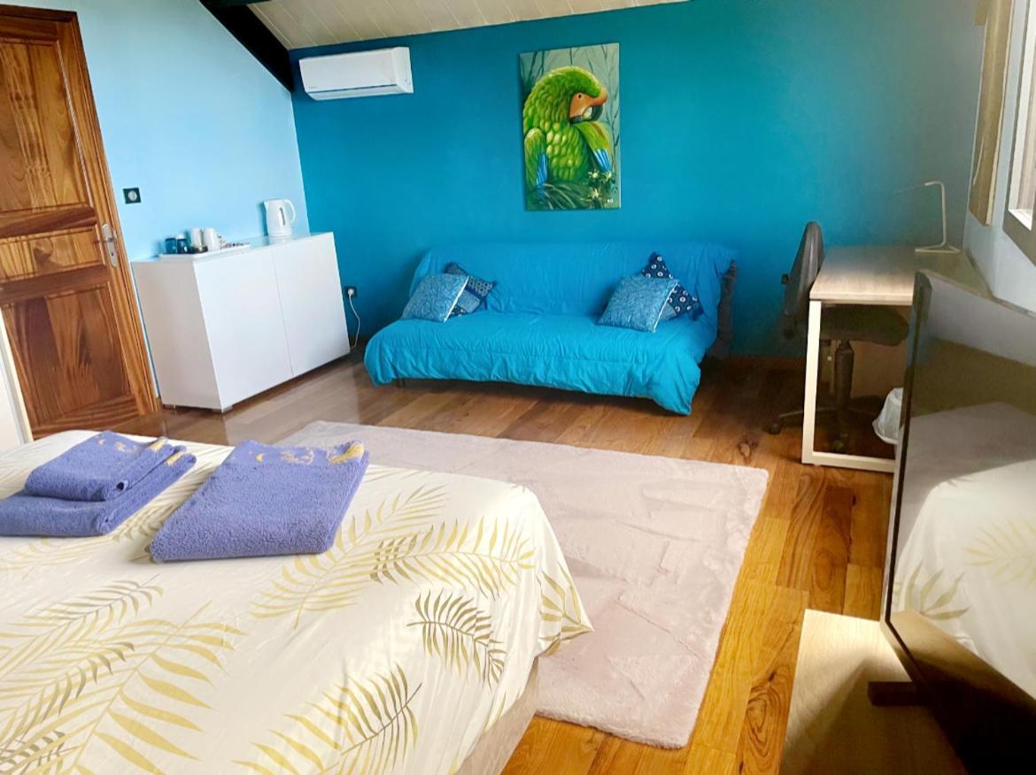 Chambre "Bleu Ocean" Villa Hermes Saint Pierre Exterior foto