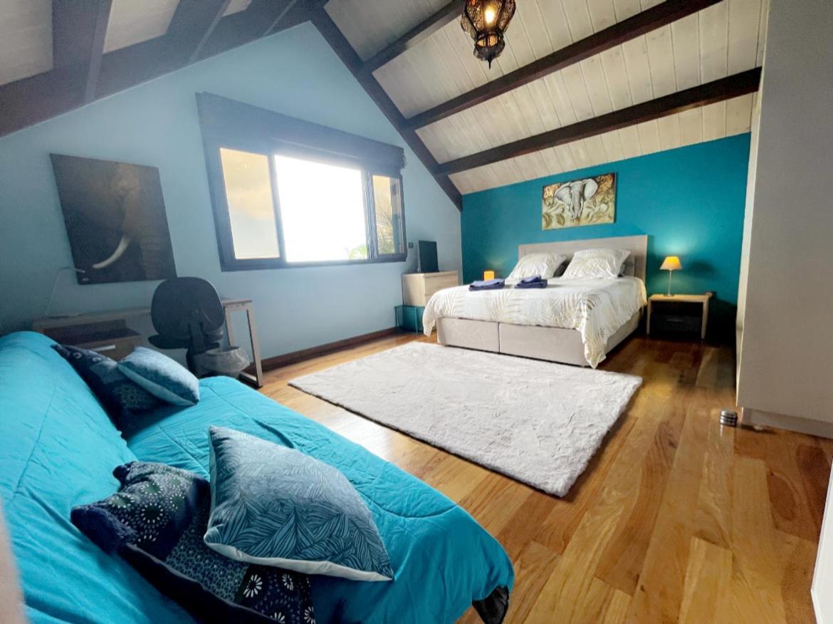 Chambre "Bleu Ocean" Villa Hermes Saint Pierre Exterior foto