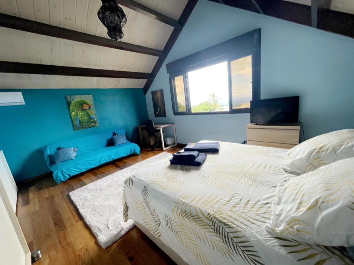 Chambre "Bleu Ocean" Villa Hermes Saint Pierre Exterior foto